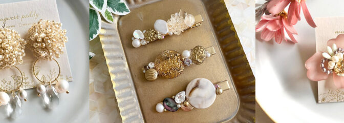 コーディネートのアクセントに♪大ぶりで可愛いアクセサリー