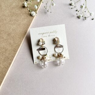 Freshwater pearl × glas dome