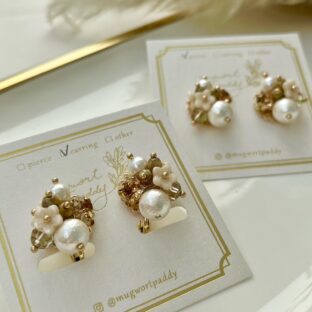 flower bouquet（beige）